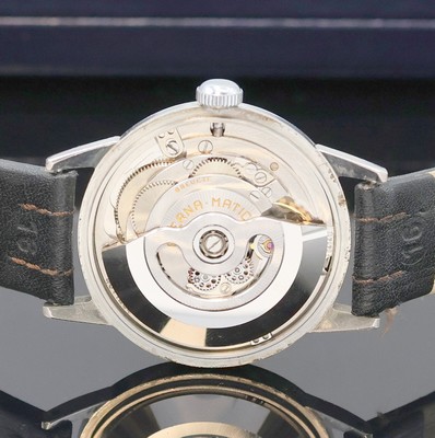 27020777d - ETERNA-MATIC Armbanduhr in Edelstahl, Schweiz um 1990, Automatik, 3-teil. Geh., Boden u. ...