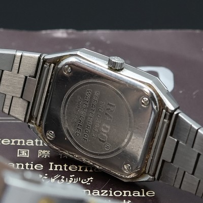 27020778d - RADO DiaStar Jubile Armbanduhr in Stahl Referenz 110.02043, Schweiz verk. lt. Garantie ...