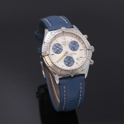 27020799b - BREITLING Armbandchronograph in Edelstahl Referenz A53011, Schweiz um 1995, quarz, ...
