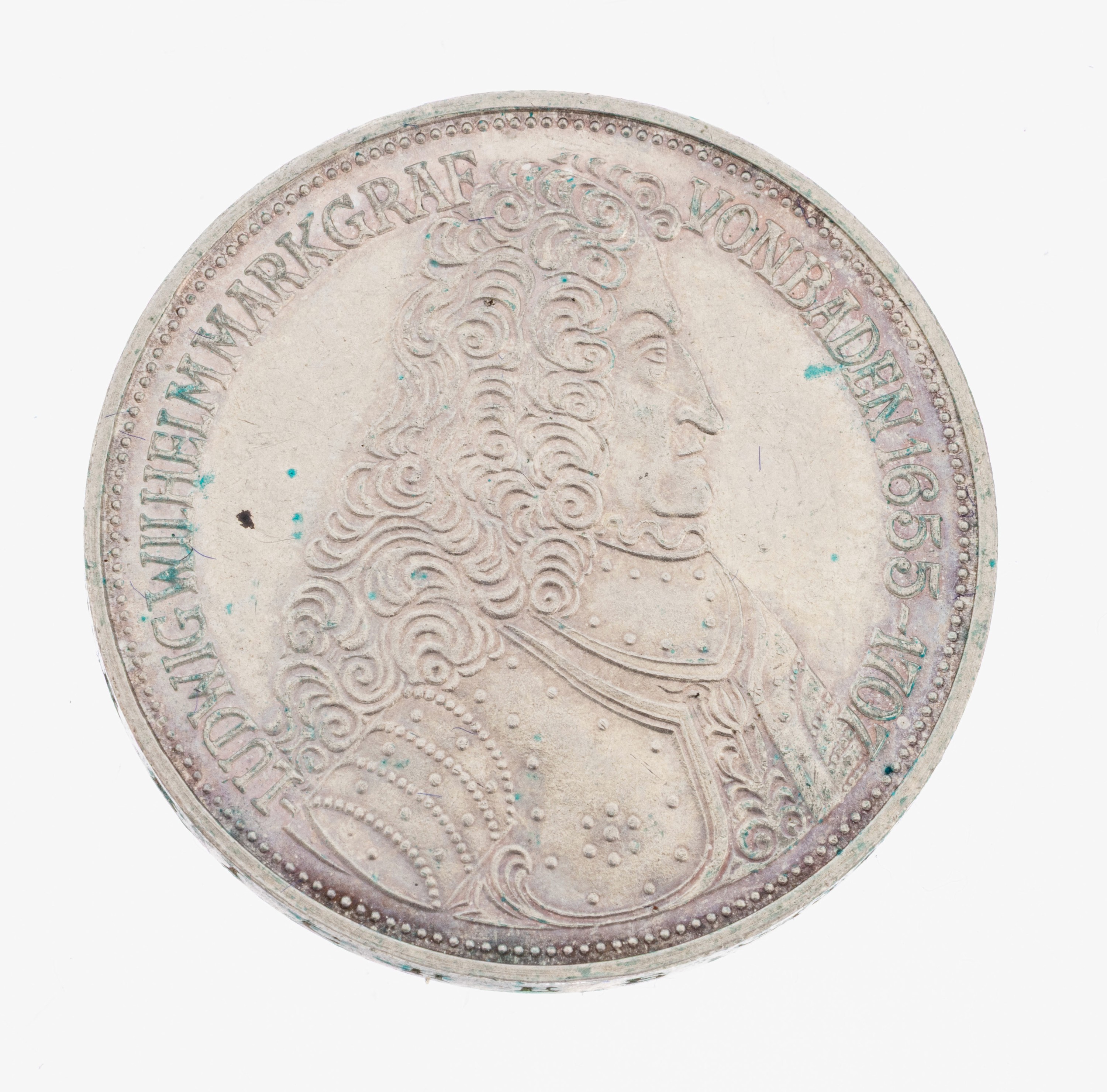 Image 27021313 - Silbermünze 5 Mark Markgraf von Baden 1955