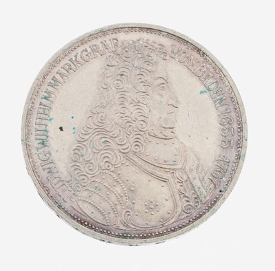 Image Silbermünze 5 Mark Markgraf von Baden 1955
