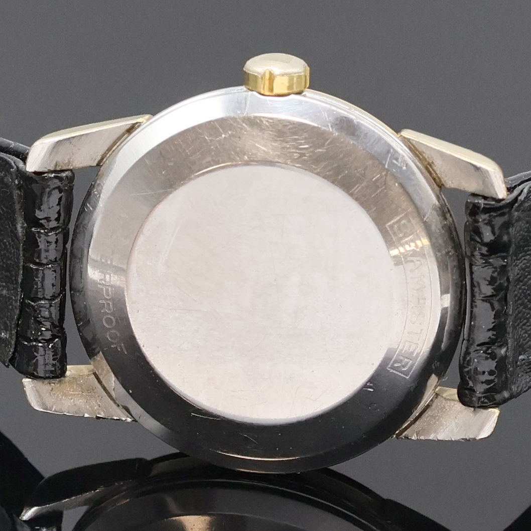 Detail c: OMEGA Seamaster Armbanduhr in Stahl/Gold Referenz 2828-11 SC, Schweiz um 1956, Automatik, 2-teil. Geh., Boden aufgedr., gold. Zifferbl. rest., ...