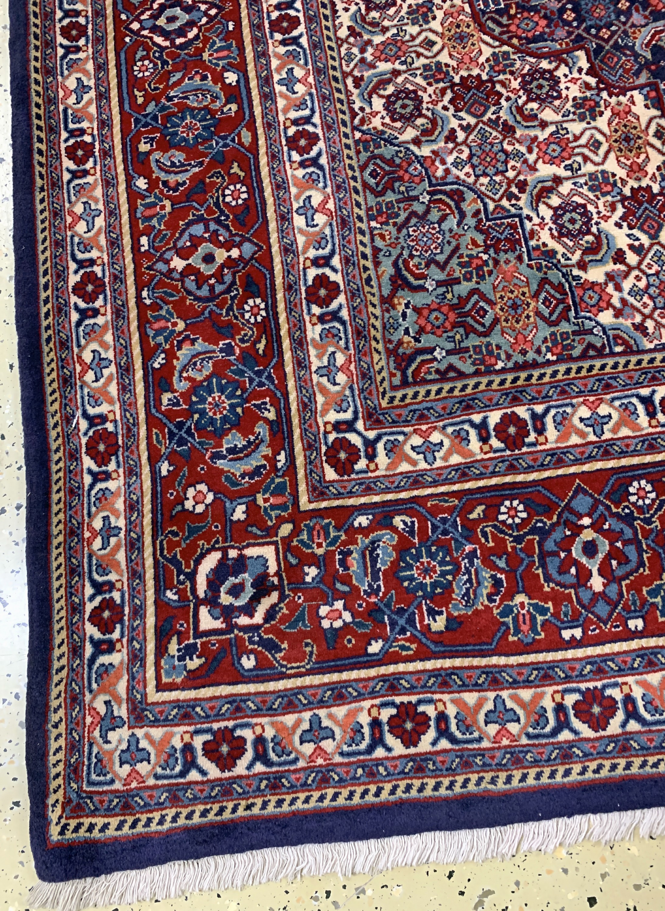 Detail c: Sarogh, Persien, Mitte 20.Jhd, Wolle auf Baumwolle, ca. 326 x 250 cm, EHZ: 2