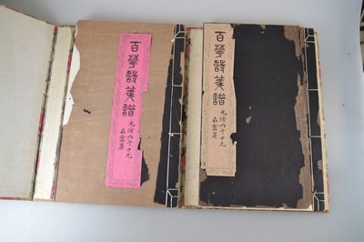 27021411a - Holzschnitt-Sammlung: Zhaoxiang Zhang (1852 -1908): Bai Hua Shi jian Pu (Malanleitung der ...