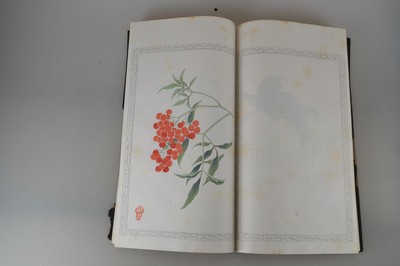 27021411g - Holzschnitt-Sammlung: Zhaoxiang Zhang (1852 -1908): Bai Hua Shi jian Pu (Malanleitung der ...