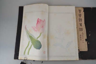 27021411r - Holzschnitt-Sammlung: Zhaoxiang Zhang (1852 -1908): Bai Hua Shi jian Pu (Malanleitung der ...