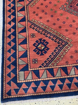 27021494c - Klardascht, Indien, Mitte 20.Jhd, Wolle aufBaumwolle, ca. 330 x 245 cm, EHZ: 2