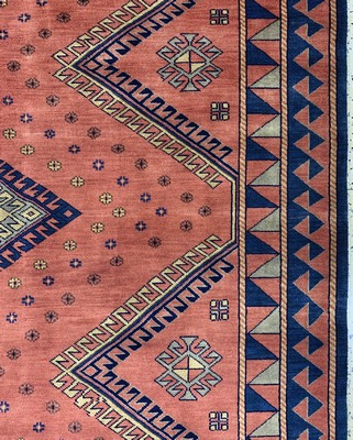 27021494f - Klardascht, Indien, Mitte 20.Jhd, Wolle aufBaumwolle, ca. 330 x 245 cm, EHZ: 2