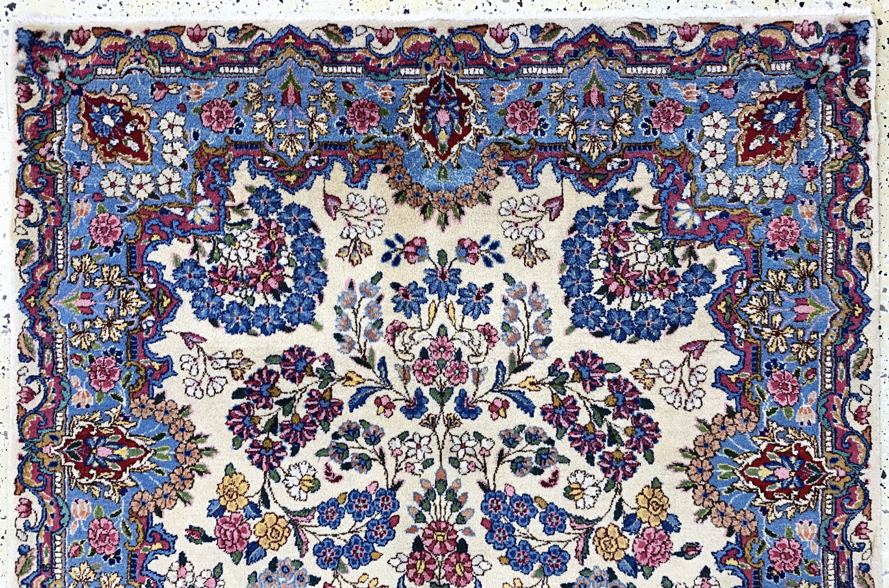Detail a: Kerman"Lawar" antik, Persien, um 1900, Wolle auf Baumwolle, ca. 220 x 125 cm, EHZ: 2