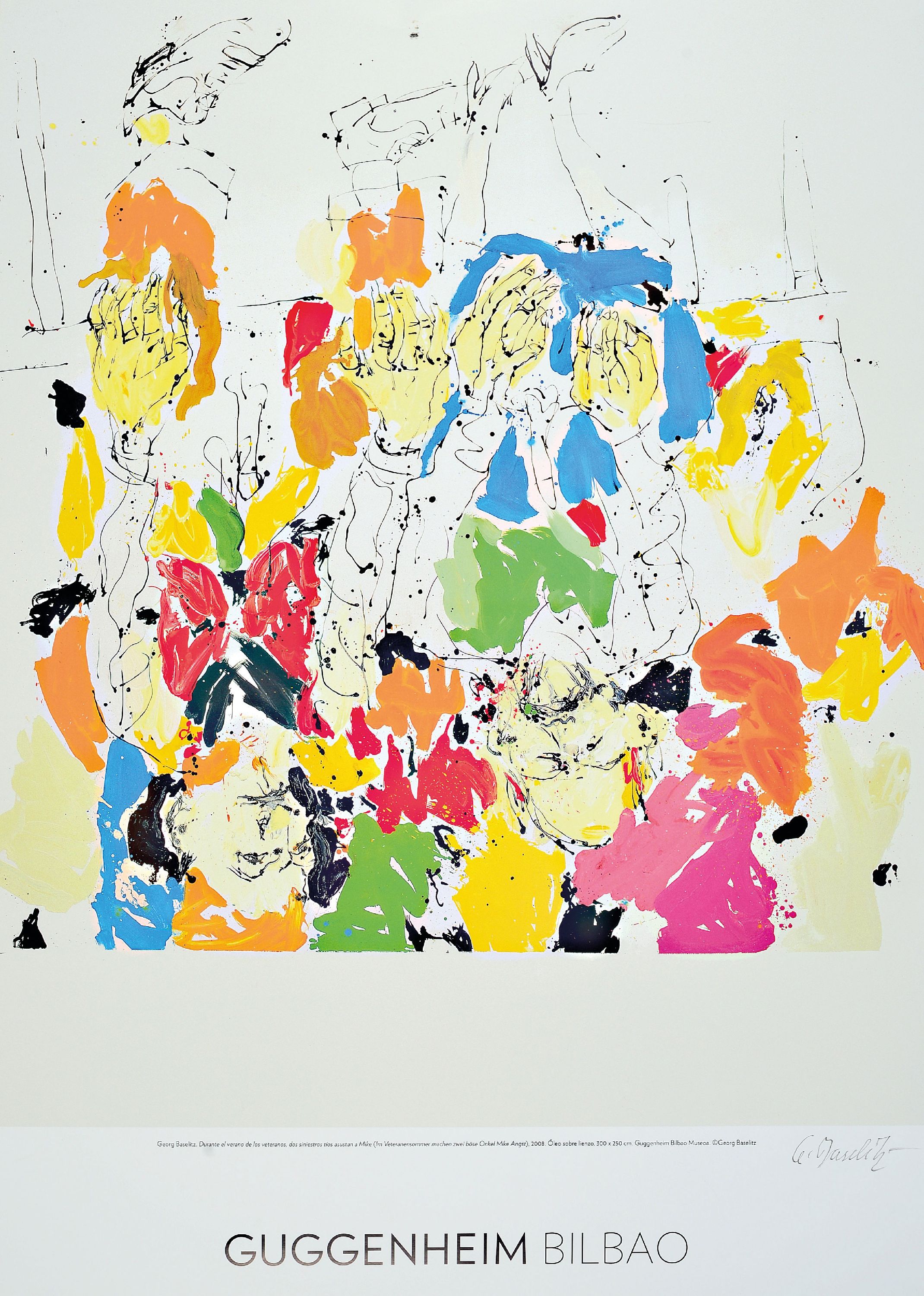 Image 27021570 - Georg Baselitz, geb. 1938, Titel:´ Im Veteranen Sommer machen zwei Onkel Mike Angst´, ...