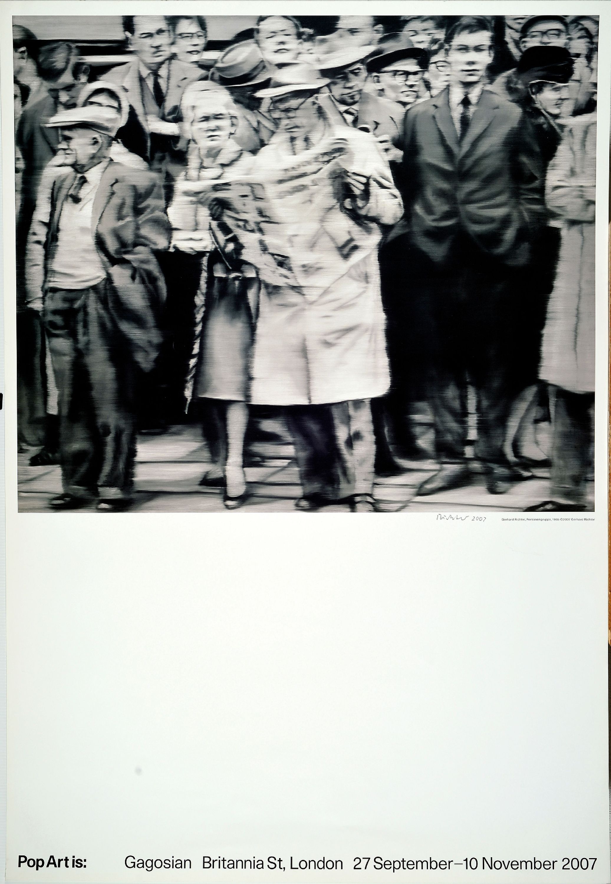 Image 27021577 - Gerhard Richter, born 1932, title: Group of people - after the painting 1965, exhibition ...
