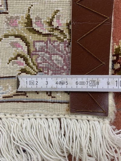 27021502d - Täbriz fein(50 Raj), Persien, Ende 20.Jhd, Korkwolle mit Seide, ca. 155 x 70 cm, ca. ...