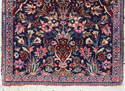 27021507b - Keschan Kork, Persien, Anfang 20.Jhd, Korkwolle auf Baumwolle, ca. 61 x 51 cm, EHZ: 2, ...