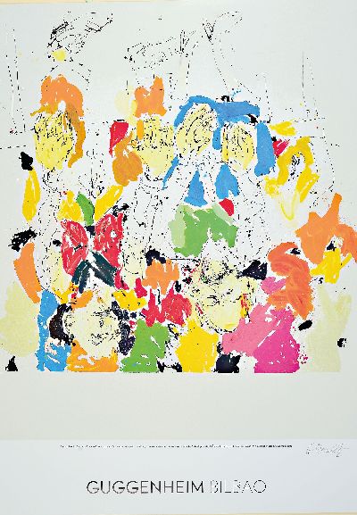 27021570k - Georg Baselitz, geb. 1938, Titel:´ Im Veteranen Sommer machen zwei Onkel Mike Angst´, ...