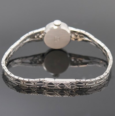 27021575b - FORMATIC Damenarmbanduhr in WG 585/000, Schweiz um 1960, Handaufzug, 2-teil. Geh. inkl. ...