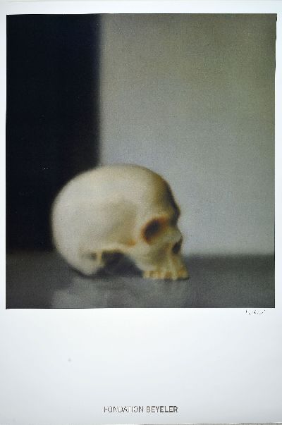 27021580k - Gerhard Richter, geb. 1931, Titel: ´Schädel´ -nach dem Gemälde von 1983 WVZ-Catalogue ...