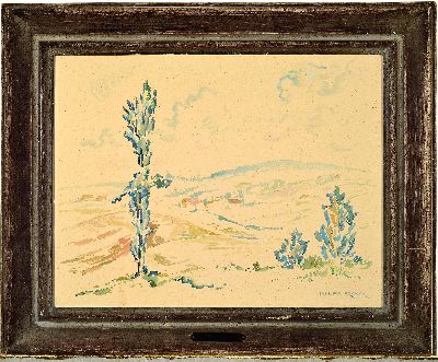 27021642k - Philipp Franck, 1860 Frankfurt a.M.-1944 Berlin, Aquarell auf Papier, hessische ...