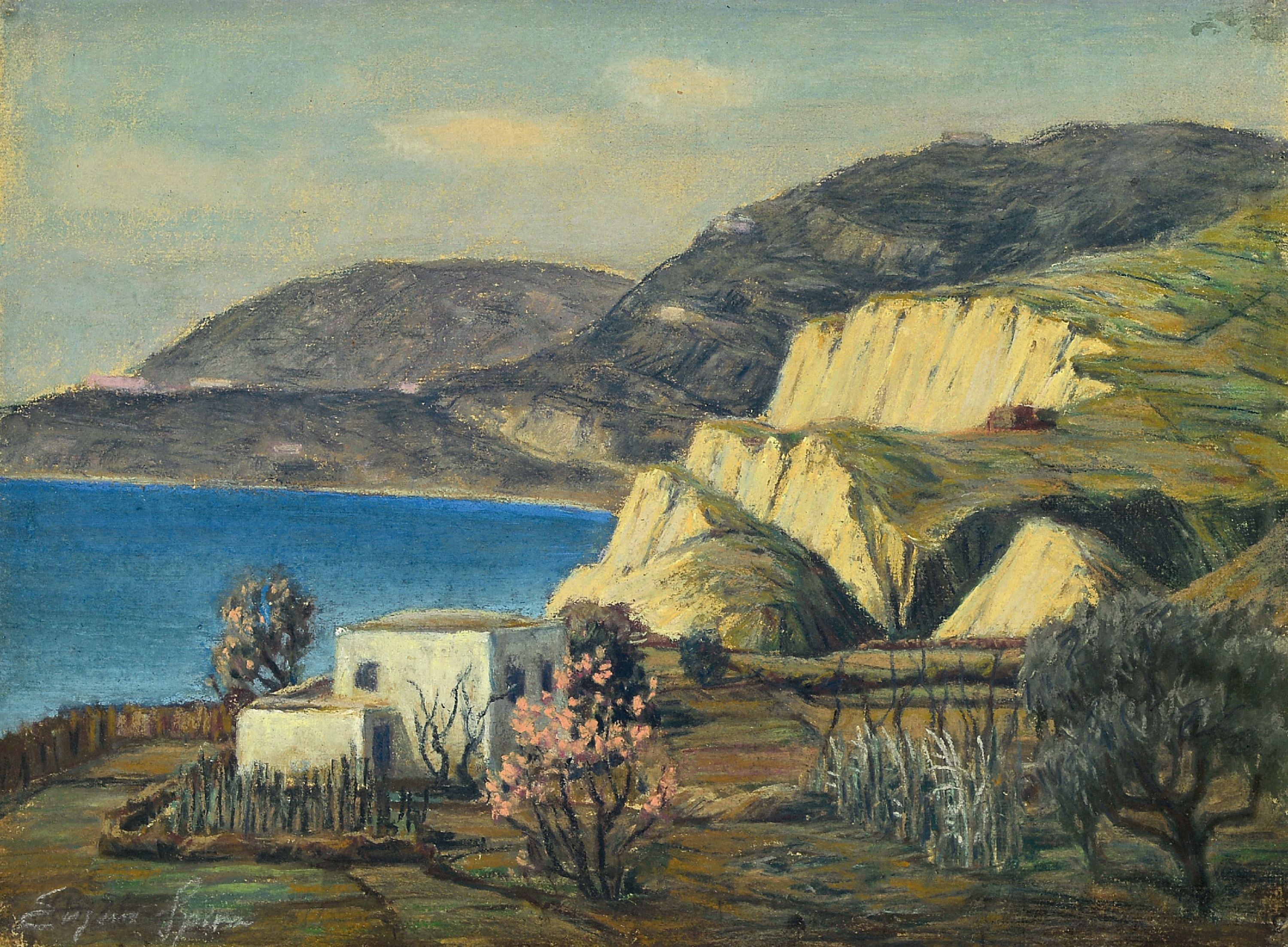 Image 27021903 - Eugen Spiro, 1874 Breslau-1972 New York, Pastellkreide auf Papier auf Karton befestigt, ...