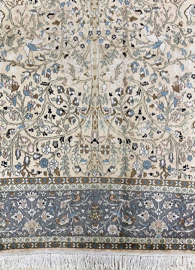 27022071h - Kaschmir Seide Indian, ´Lebensbaum-Motiv´, Ende 20.Jhd, merzerisierte Baumwolle, ca. ...