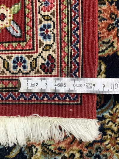 27022077g - Ghom Kork, Persien, Ende 20.Jhd, Korkwolle auf Baumwolle, ca. 203 x 142 cm, gereinigt, ...