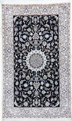 Image Nain fein Persien, signiert´Habibian´, Neuwertig, Korkwolle mit Seide, ca. 213 x 130 ...