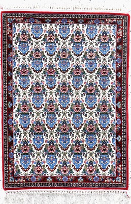 Image Esfahan fein, Persien, Neuwertig, Korkwolleauf Seide, ca. 100 x 71 cm, ca. 1,0 Mio. ...