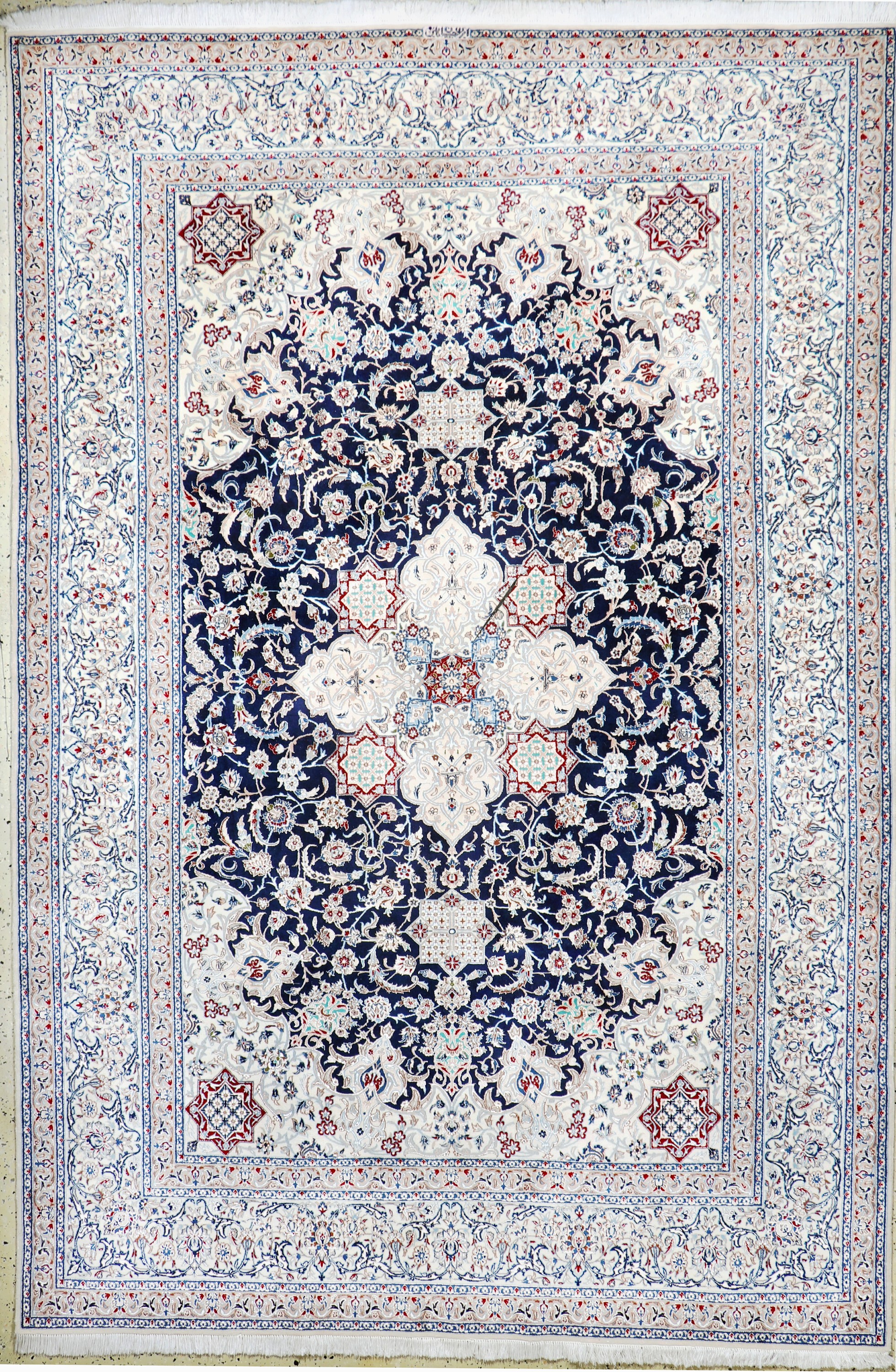 Image 27022113 - Nain fein Persien, signiert´Habibian´, Neuwertig, Korkwolle mit Seide, ca. 306 x 208 ...