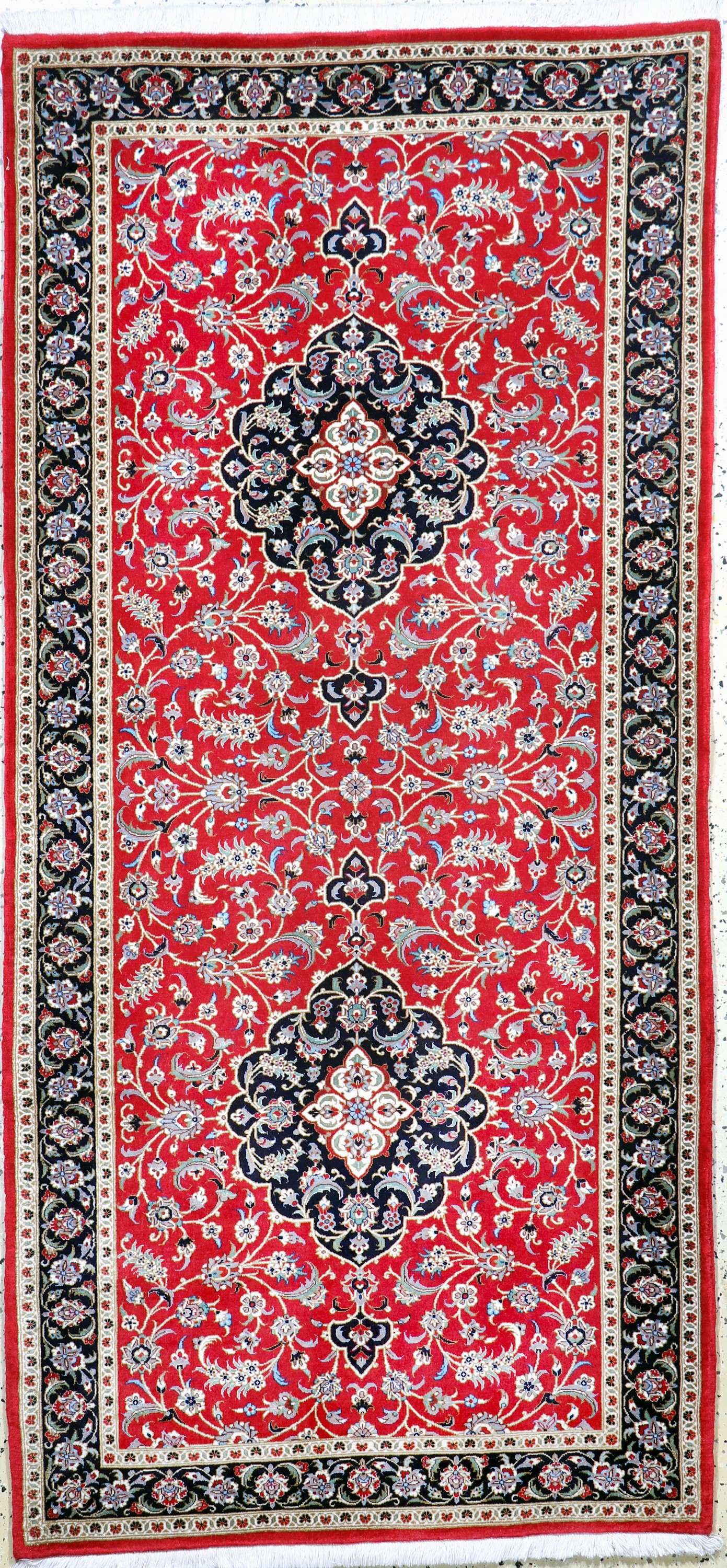Image 27022161 - Ghom Kork fein, Persien, Neuwertig, Korkwolle, ca. 215 x 103 cm Schätzpreis: 790, - EUR