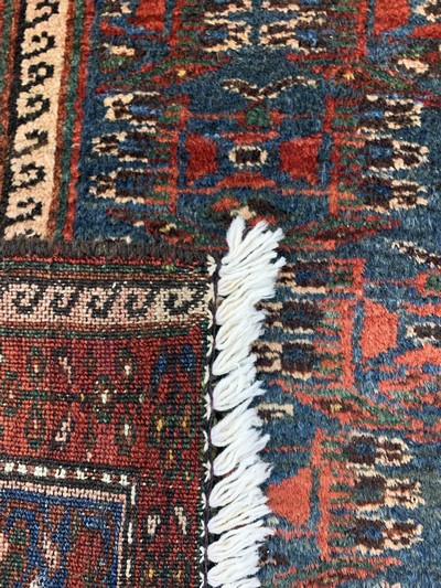 27022104e - Hamadan antik, Persien, um 1900, Wolle auf Baumwolle, ca. 190 x 130 cm, EHZ: 1-2, ...