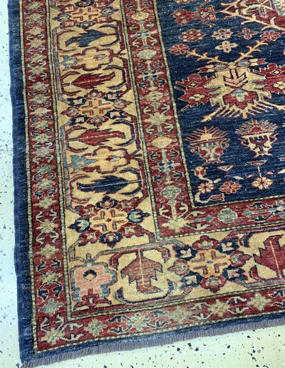 27022168b - Kazak neugeknüpft, Pakistan, Ende 20.Jhd, Wolle auf Wolle, ca. 285 x 220 cm, EHZ: 2 ...