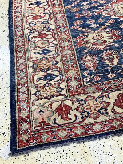 27022168e - Kazak neugeknüpft, Pakistan, Ende 20.Jhd, Wolle auf Wolle, ca. 285 x 220 cm, EHZ: 2 ...