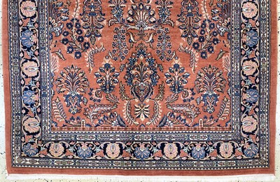 27022174b - Sarogh sehr fein, Persien, Mitte 20.Jhd, Korkwolle auf Baumwolle, ca. 190 x 128 cm, ...