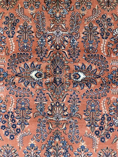 27022174c - Sarogh sehr fein, Persien, Mitte 20.Jhd, Korkwolle auf Baumwolle, ca. 190 x 128 cm, ...