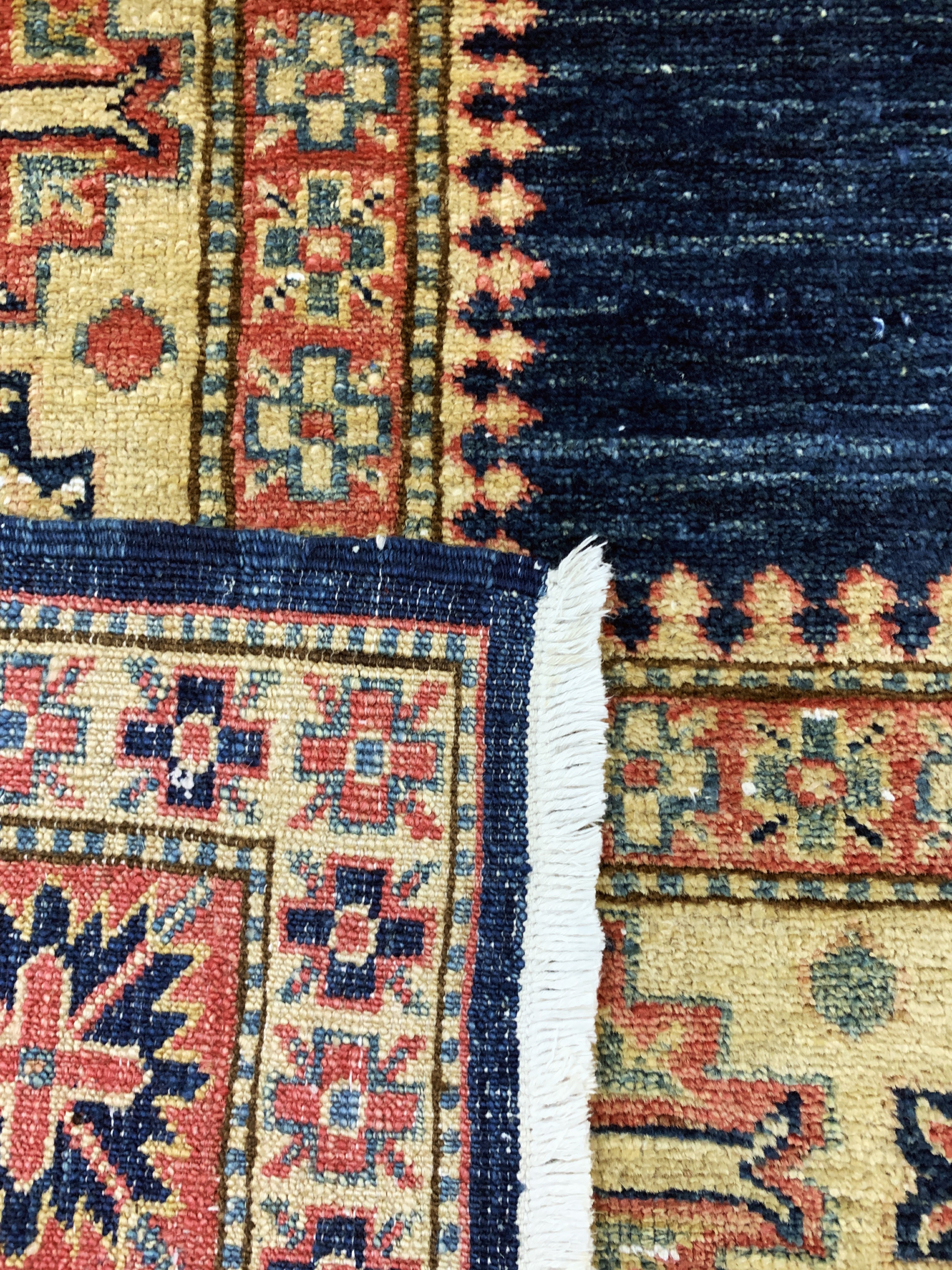Detail f: Kazak neugeknüpft, Pakistan, Ende 20.Jhd, Wolle auf Wolle, ca. 236 x 172 cm, EHZ: 2