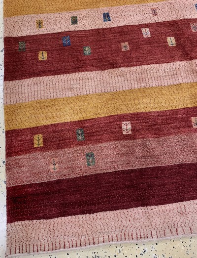 27022371b - Gabbeh fein Loribaft, Persien, Ende 20.Jhd,Wolle auf Wolle, ca. 250 x 166 cm, EHZ: 1-2 ...