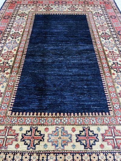 27022372e - Kazak neugeknüpft, Pakistan, Ende 20.Jhd, Wolle auf Wolle, ca. 236 x 172 cm, EHZ: 2 ...