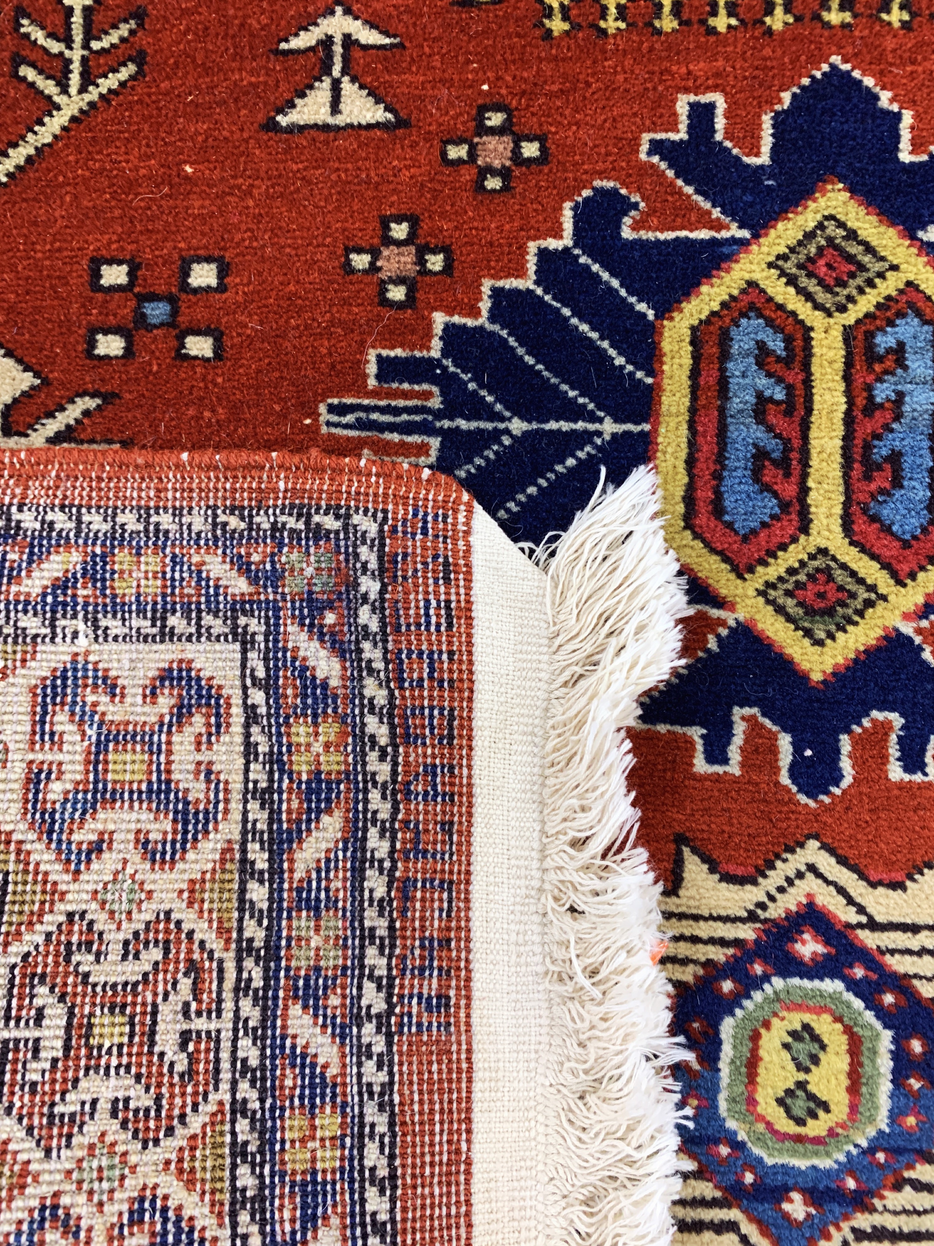 Detail c: 2 Lots Kazak, Azerbaijan, Ende 20.Jhd, Wolle auf Baumwolle, ca. 120 x 84 cm, EHZ: 2