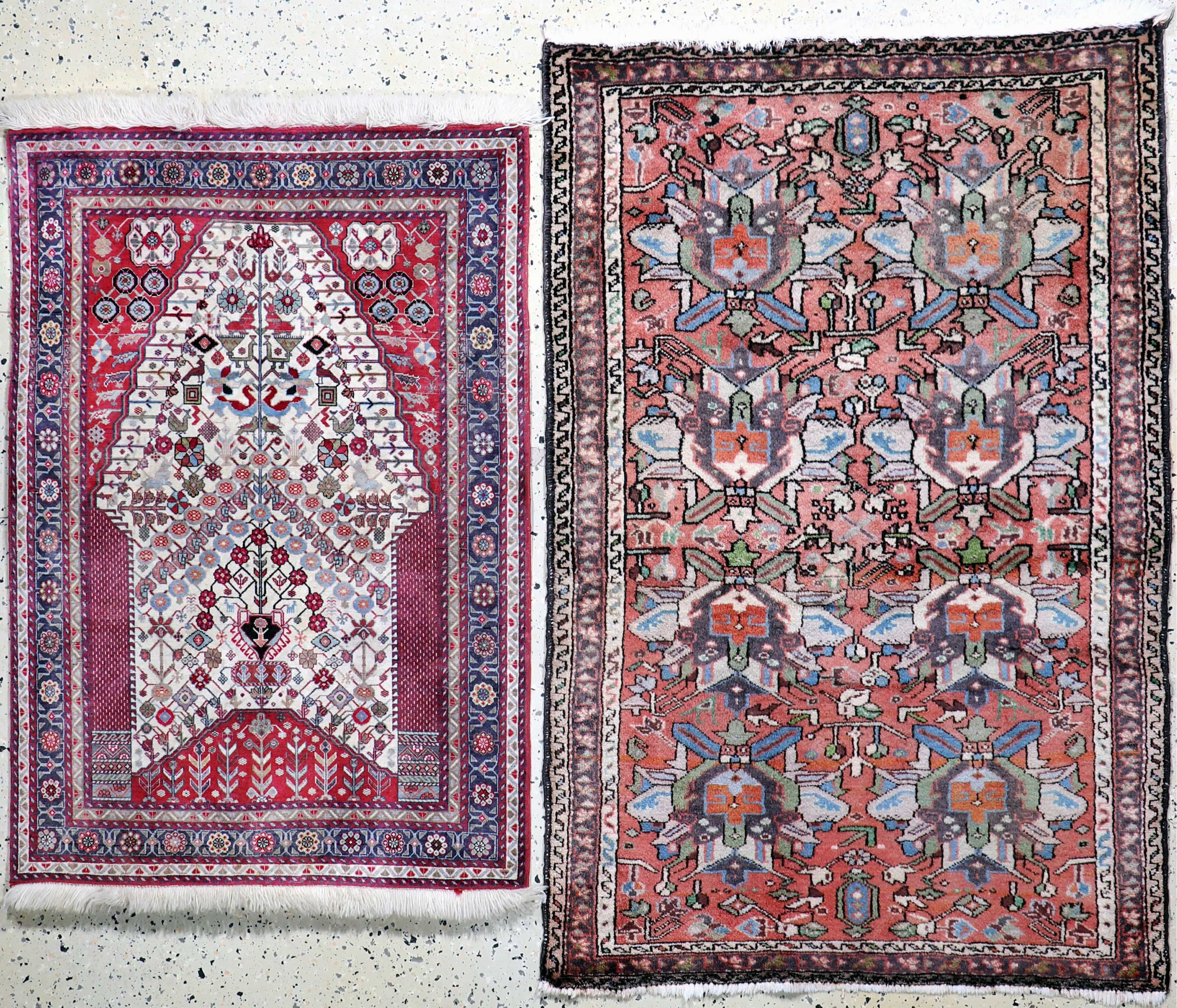 Image 27022412 - 2 Lots Kaschkuli & Hamadan, Persien, Mitte 20.Jhd, Wolle auf Baumwolle, ca. 145 x 96 ...