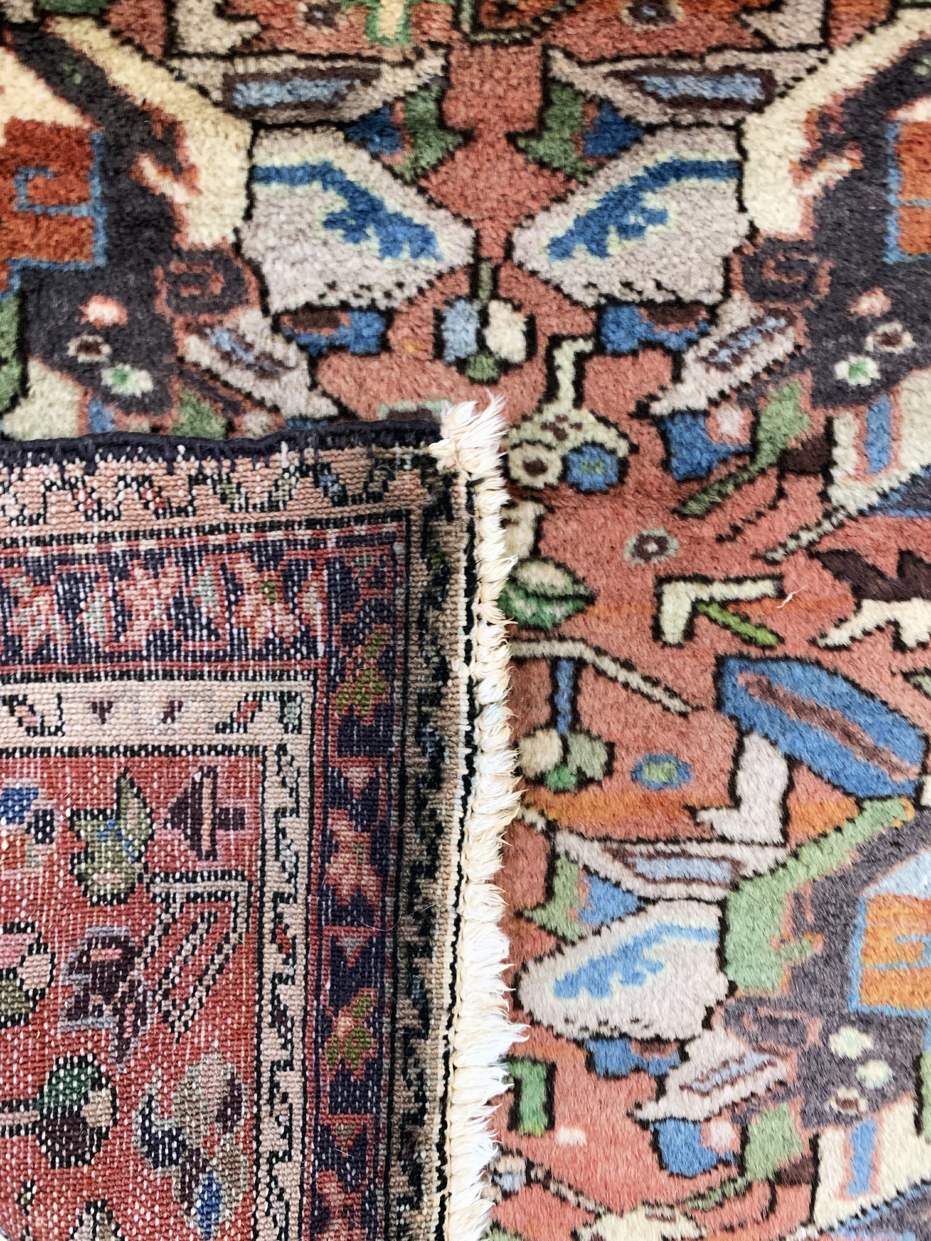 Detail c: 2 Lots Kaschkuli & Hamadan, Persien, Mitte 20.Jhd, Wolle auf Baumwolle, ca. 145 x 96 cm, leicht verfärbt, EHZ: 2
