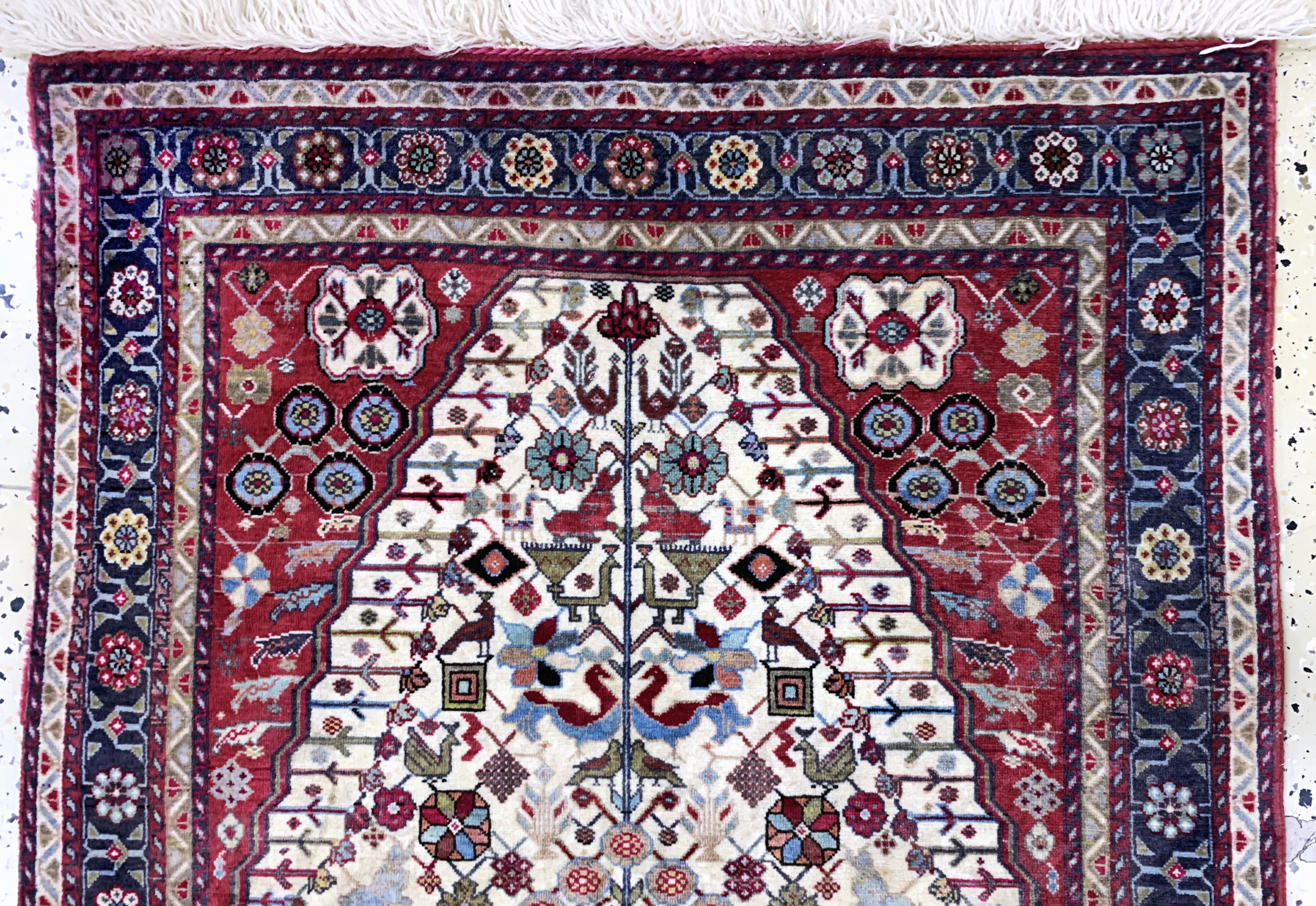 Detail d: 2 Lots Kaschkuli & Hamadan, Persien, Mitte 20.Jhd, Wolle auf Baumwolle, ca. 145 x 96 cm, leicht verfärbt, EHZ: 2