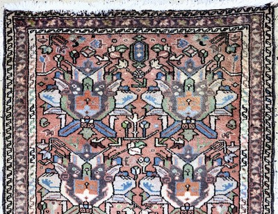 27022412a - 2 Lots Kaschkuli & Hamadan, Persien, Mitte 20.Jhd, Wolle auf Baumwolle, ca. 145 x 96 ...