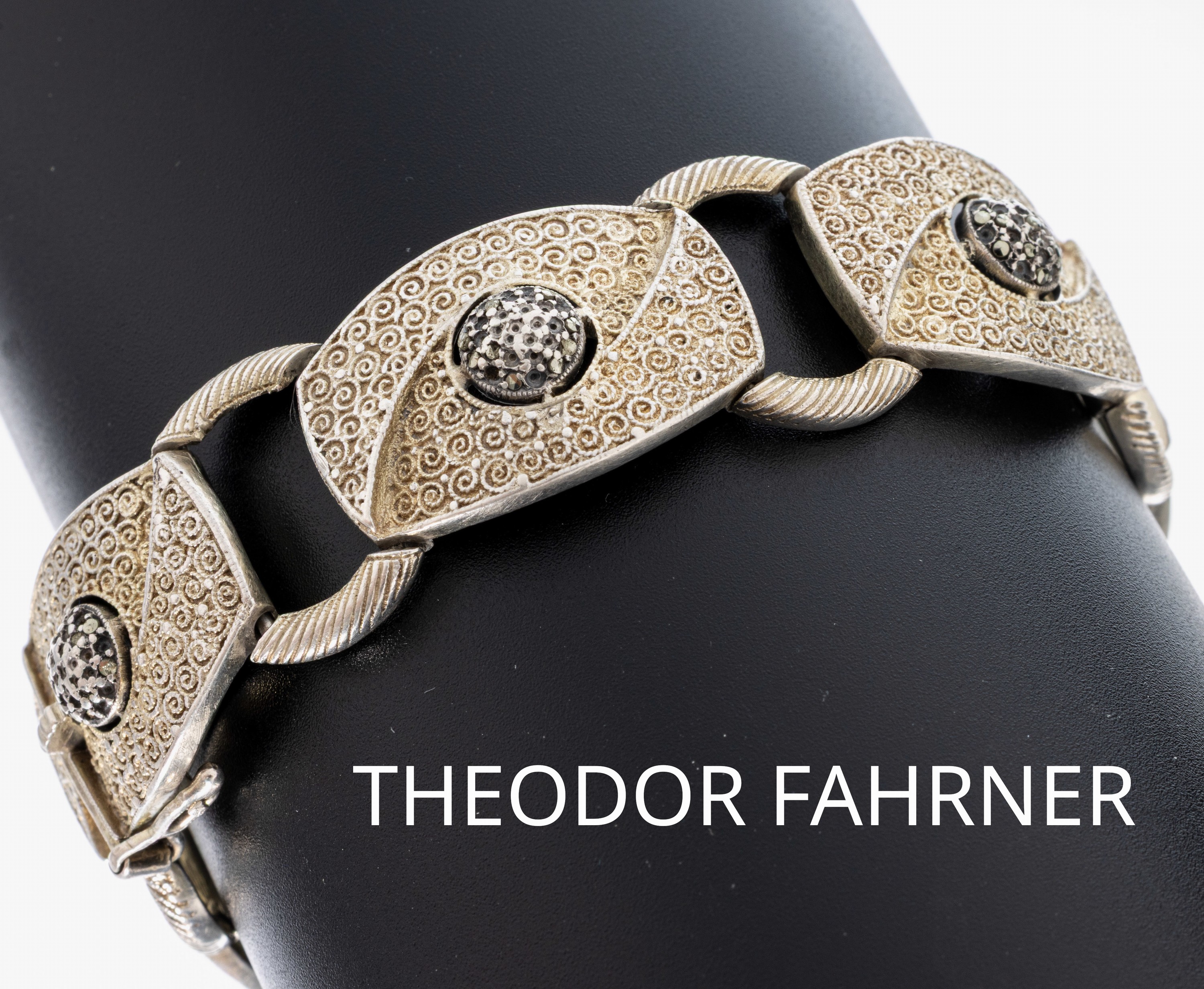Image 27022525 - THEODOR FAHRNER Armband, 1950/60er Jahre, 925er Silber, sogn. Kräuselfahrner, ...