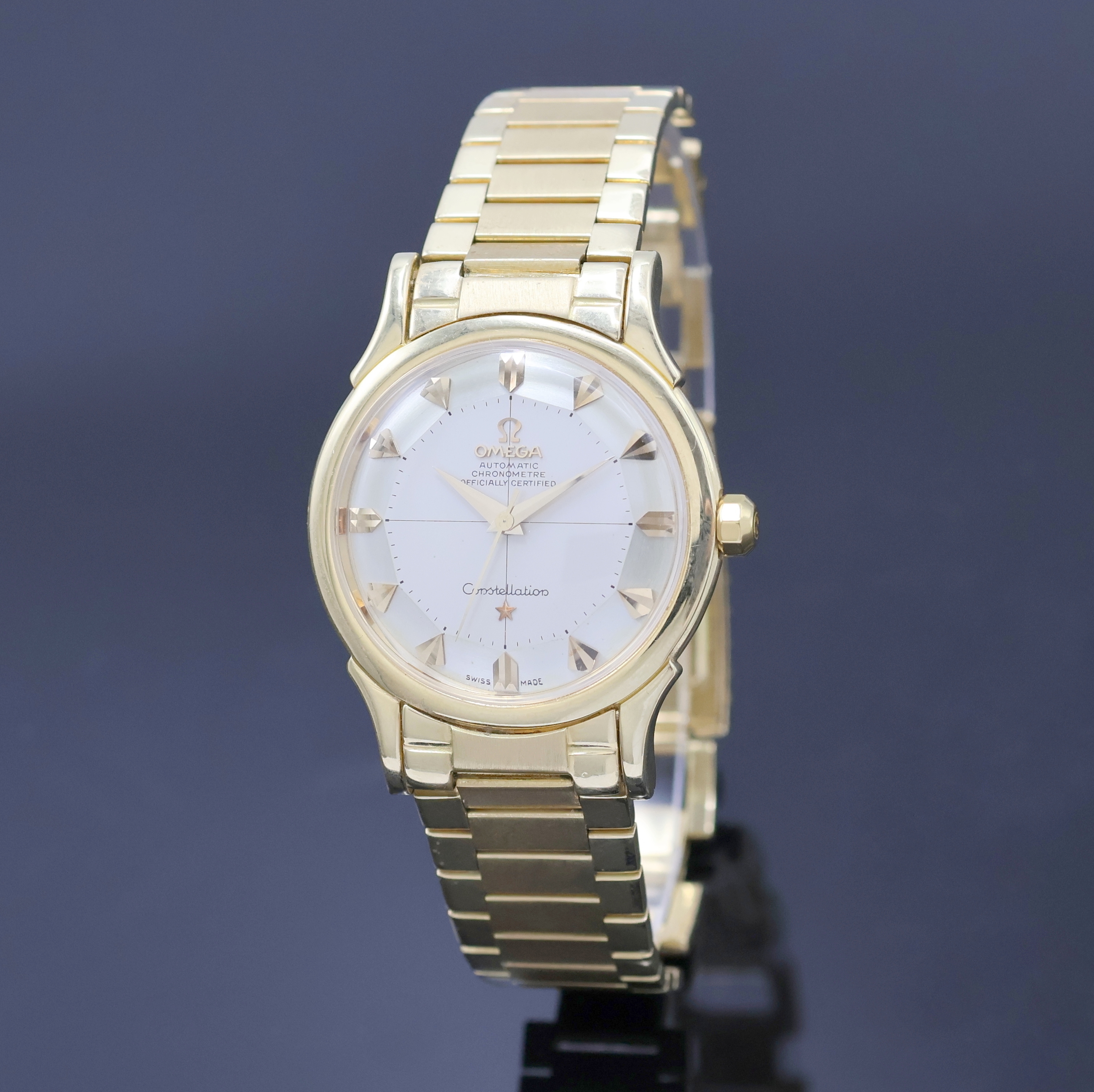 Image 27022570 - OMEGA Constellation Armbanduhr in GG 750/000 Referenz 2852SC, Schweiz um 1960, ...