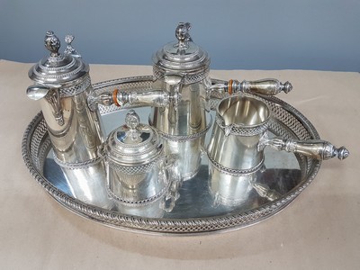 27022512a - Kernstück aus Silber, Argenteria Calegaro, Padua, 20.Jh., 925er-Silber, reicher ...