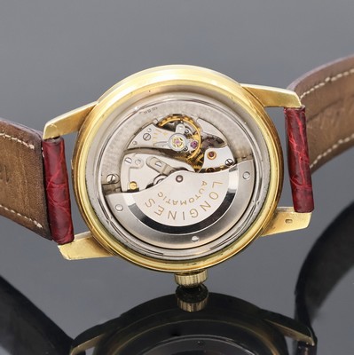 27022523g - LONGINES Conquest Armbanduhr in GG 750/000 Referenz 9001, Schweiz um 1958, Automatik, ...