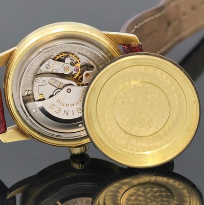 27022523h - LONGINES Conquest Armbanduhr in GG 750/000 Referenz 9001, Schweiz um 1958, Automatik, ...