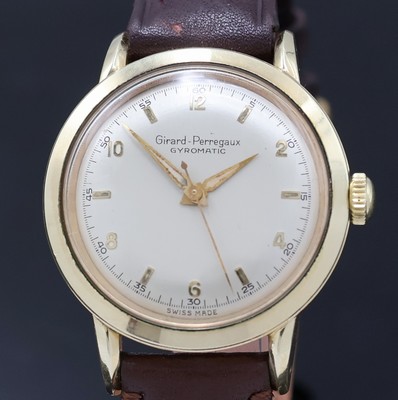 27022524a - GIRARD PERREGAUX Herrenarmbanduhr Gyromatic Referenz 6161, Schweiz 1950er Jahre, ...