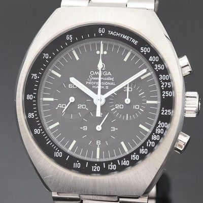 27022568a - OMEGA Speedmaster Mark II Armbandchronograph, Schweiz um 1970, Handaufzug, ...