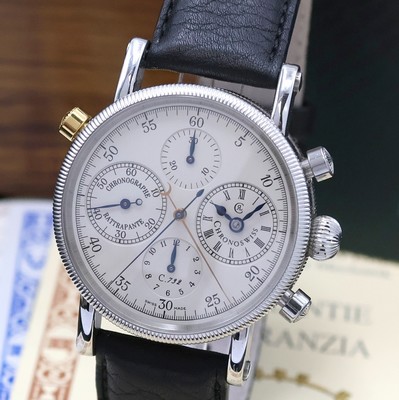 27022595a - CHRONOSWISS Herrenchronograph mit Rattrapante Referenz CH7323, Schweiz um 1993, ...