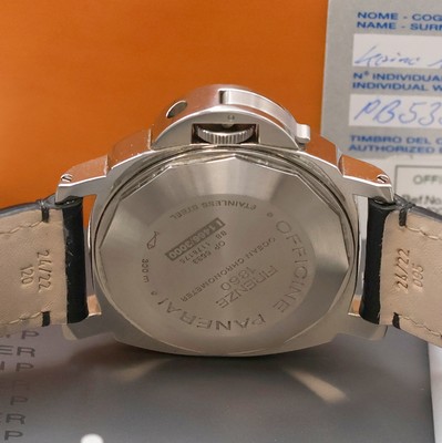 27022599d - PANERAI Luminor GMT Herrenarmbanduhr Referenz PAM00088, Schweiz um 2007, Automatik, ...